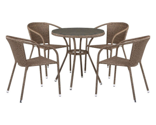 Набор уличный T282ANT/Y137C-W56 Light Brown 4Pcs Набор уличный T282ANT/Y137C-W56 Light Brown 4Pcs