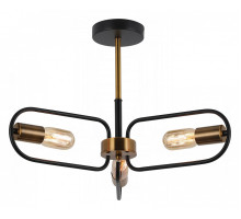 Люстра на штанге ILLUMICO  IL8253-3COU-79 BK GD