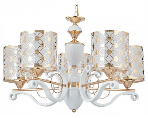 Подвесная люстра Arte Milano Florentia-3097 303097/5 Wh/Gd