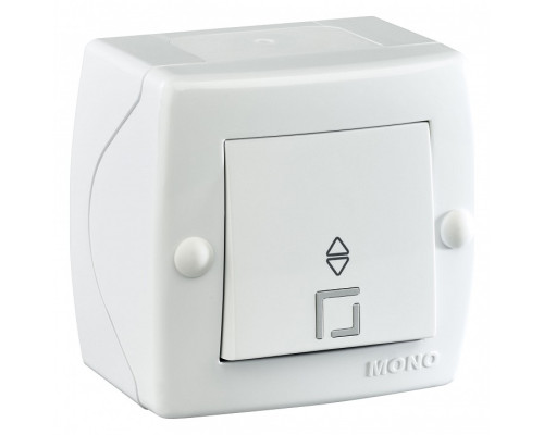 Выключатель проходной одноклавишный Mono Electric Octans IP20 104-010101-109 Выключатель проходной одноклавишный Mono Electric Octans IP20 104-010101-109