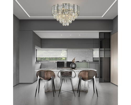 Люстра на штанге Arte Milano Sorrento-4409 374409/9/60/570 CR Люстра на штанге Arte Milano Sorrento-4409 374409/9/60/570 CR