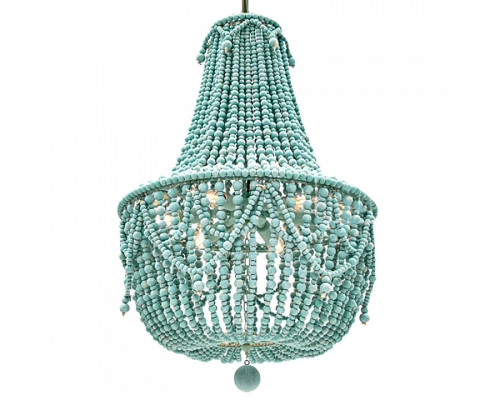 Подвесная люстра Imperiumloft Chanteuse Chandelier Turquoise 40.1993-1 Подвесная люстра Imperiumloft Chanteuse Chandelier Turquoise 40.1993-1