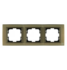 Рамка на 3 поста Mono Electric Chrome 106-430000-162