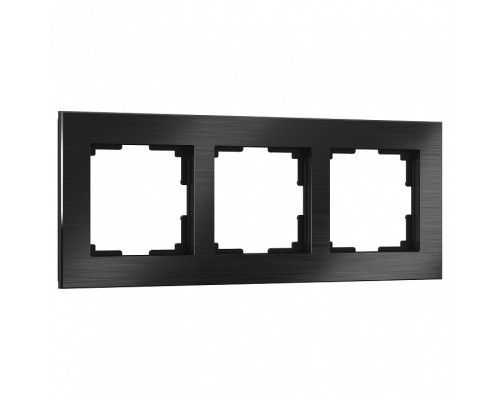 Рамка на 3 поста Werkel Aluminium (черный алюминий) W0031708 Рамка на 3 поста Werkel Aluminium (черный алюминий) W0031708