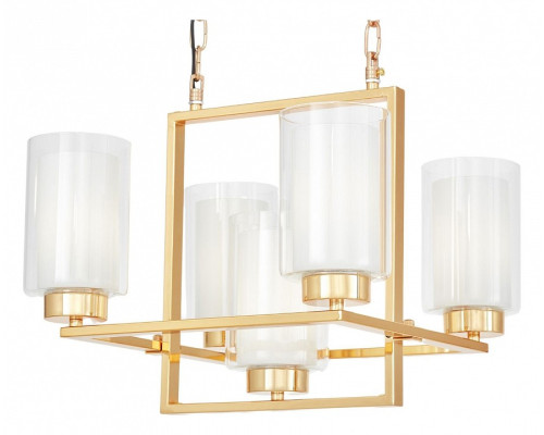Подвесная люстра LUMINA DECO Lino LDP 1239-5 F.GD Подвесная люстра LUMINA DECO Lino LDP 1239-5 F.GD