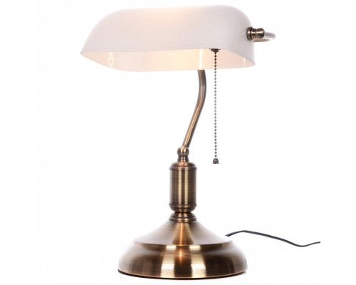 Настольная лампа декоративная LUMINA DECO BANKER LDT 305 WT Настольная лампа декоративная LUMINA DECO BANKER LDT 305 WT