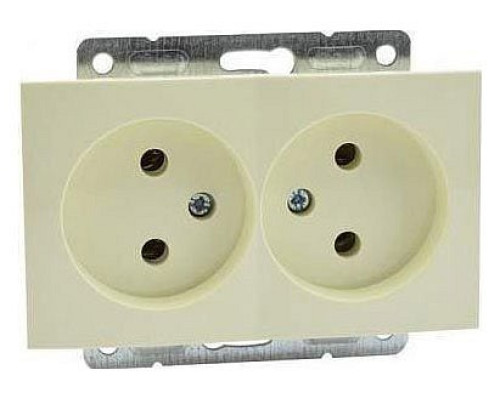 Розетка двойная, без рамки Mono Electric Despina / Larissa 500-001705-121 Розетка двойная, без рамки Mono Electric Despina / Larissa 500-001705-121