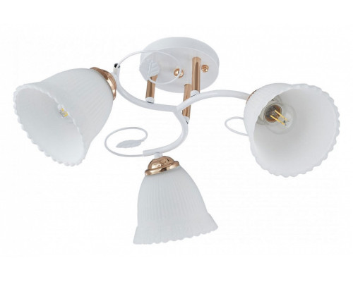 Потолочная люстра Arte Milano AMALFI-325395 325395/3A WH+FG Потолочная люстра Arte Milano AMALFI-325395 325395/3A WH+FG