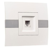 Розетка телефонная RJ-11 Mono Electric Eсо 101-010104-124