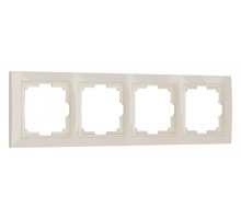 Рамка на 4 поста Werkel Snabb Basic (слоновая кость) W0042003