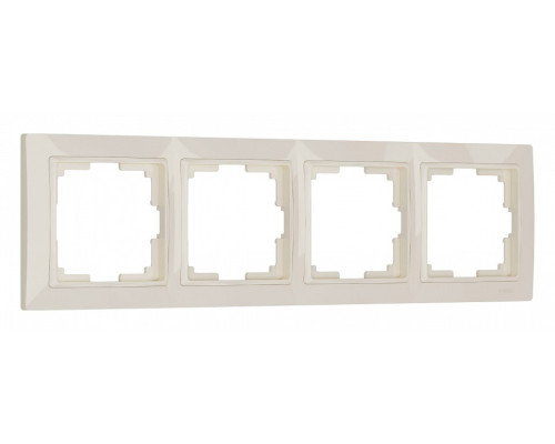 Рамка на 4 поста Werkel Snabb Basic (слоновая кость) W0042003 Рамка на 4 поста Werkel Snabb Basic (слоновая кость) W0042003