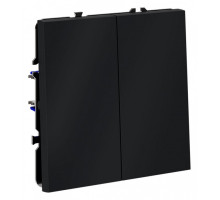 Выключатель двухклавишный без рамки Voltum S70 VLS020107