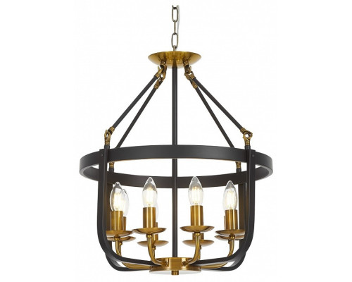 Подвесная люстра LUMINA DECO Berling LDP 8024-8 BK+MD Подвесная люстра LUMINA DECO Berling LDP 8024-8 BK+MD