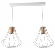 Подвесной светильник Imex MD.9052 MD.9052-2-P-WH+WOOD