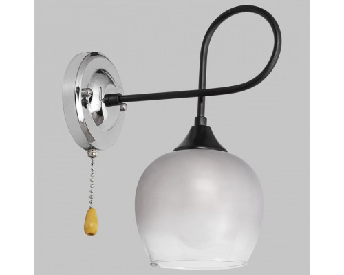 Бра Imex MD.4243 MD.4243-1-W-BK+CH Бра Imex MD.4243 MD.4243-1-W-BK+CH