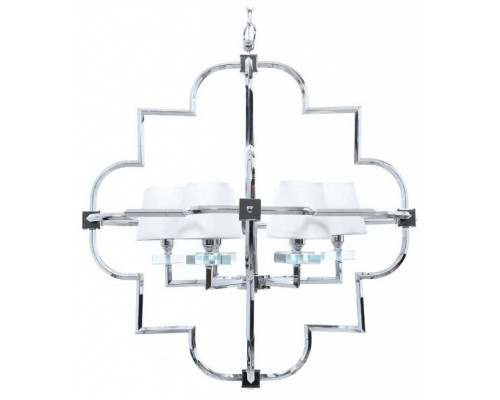 Подвесная люстра LUMINA DECO Baltimore LDP 8020-6 CHR+WT Подвесная люстра LUMINA DECO Baltimore LDP 8020-6 CHR+WT